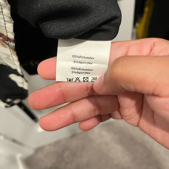 GRACE KARIN Women Floral Print Dress Spaghetti Strap V Neck Mini Dress Size S - Picture 9 of 10